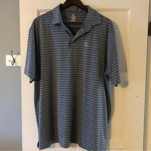 Rhoback Striped Performance Polo | XXL | EUC